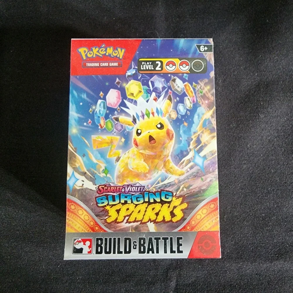 Pokemon Surging Sparks Build & Battle Box Unisex New Factory Sealed TCG Deck